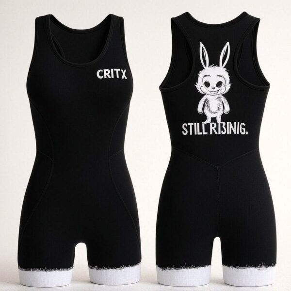 Crit’x Women’s Beige Ribbed Bodysuit